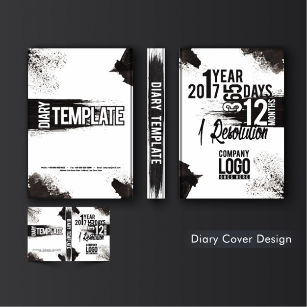 626x626 Abstract Diary Cover Template Vector Premium Download