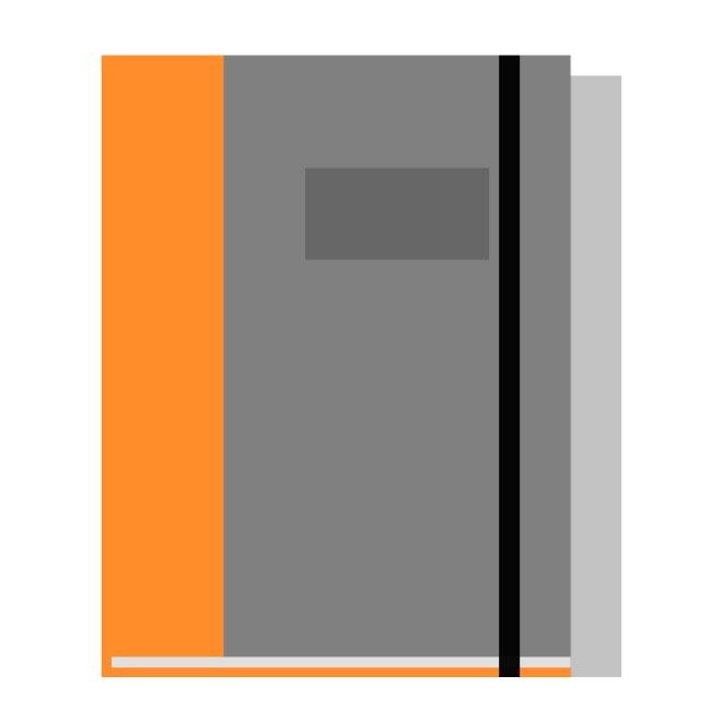 660x660 Diary Book Vector Icon