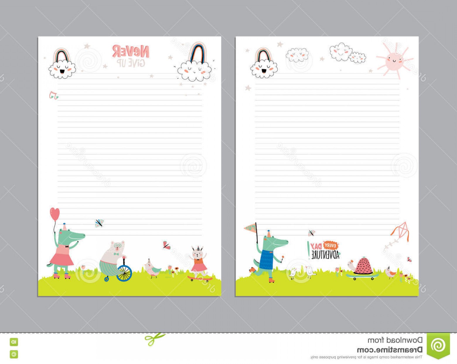 Stock Illustration Cute Calendar Planner Template Beautiful Diary 1560x1242 Stock Illustration Cute Calendar Planner Template Beautiful Diary