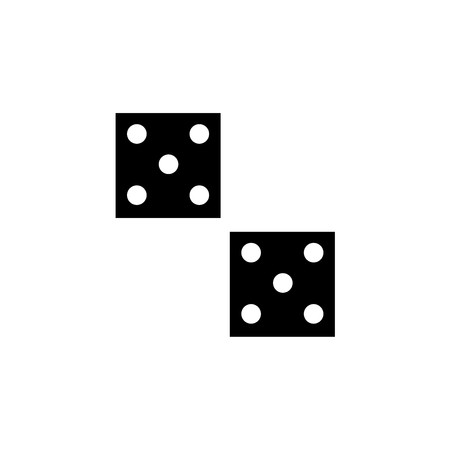 450x450 Dice Icon Vector Isolated On White Background For Your Web