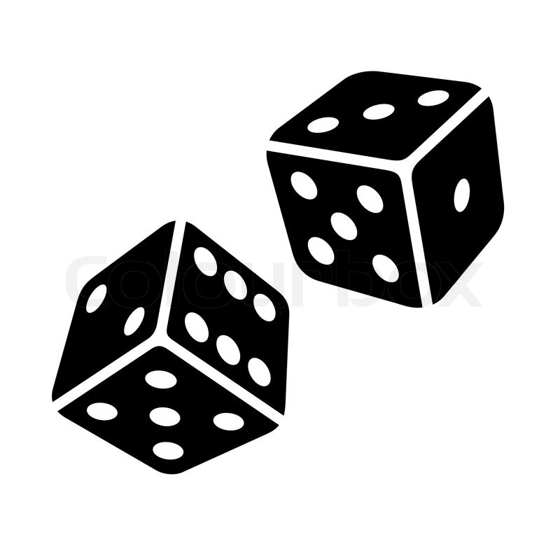 800x800 Dice Icon Vector