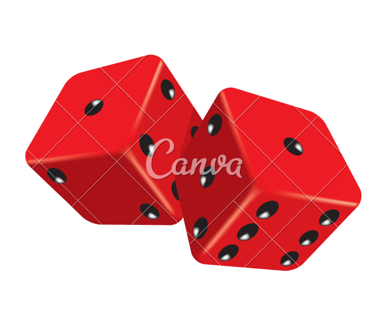 Rolling Red Dice Vector Illustration 800x667 Rolling Red Dice Vector Illustration