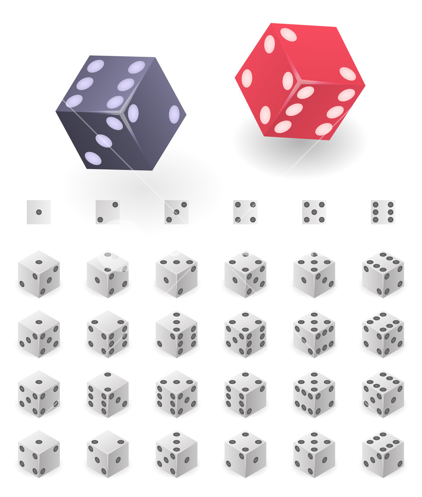 849x1000 Dice Icons Set Isometric Set Of Dice Vector Icons For Web Design