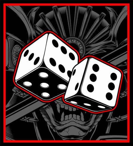 446x490 Dice Vector Black White