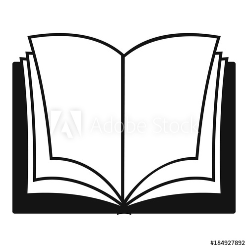 500x500 Book Dictionary Icon Simple Illustration Of Book Dictionary