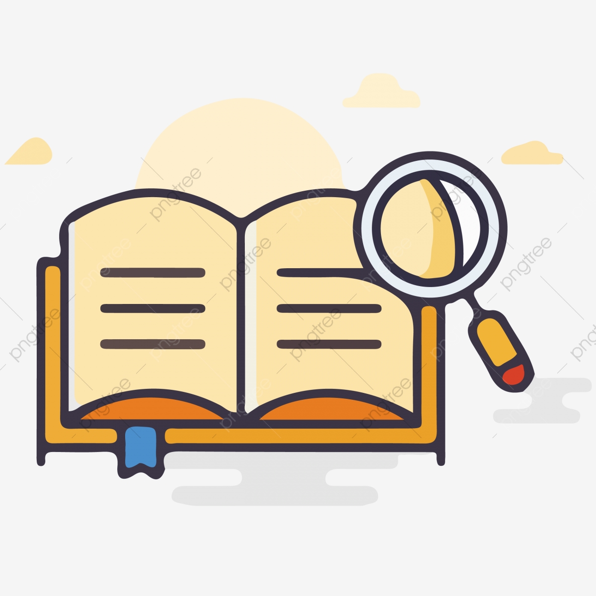 1200x1200 Cartoon Open Book Icon Reading Flipping Through The Dictionary