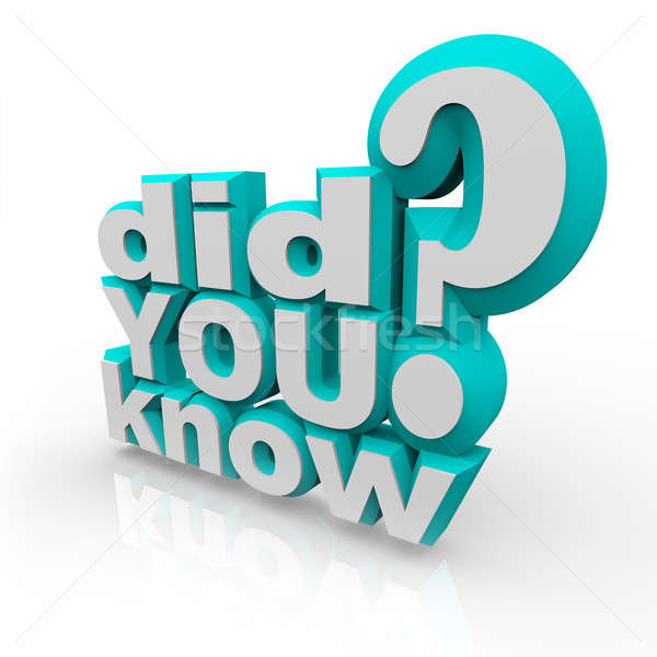 600x600 Did You Know Stock Photos, Stock Images And Vectors Stockfresh