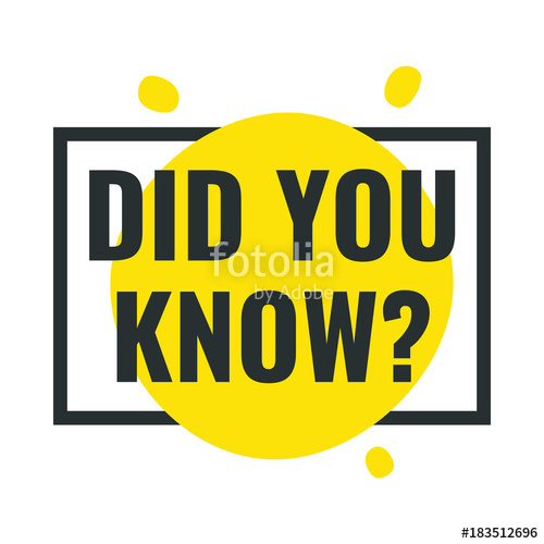 Did You Know Vector at Vectorified.com | Collection of Did You Know ...