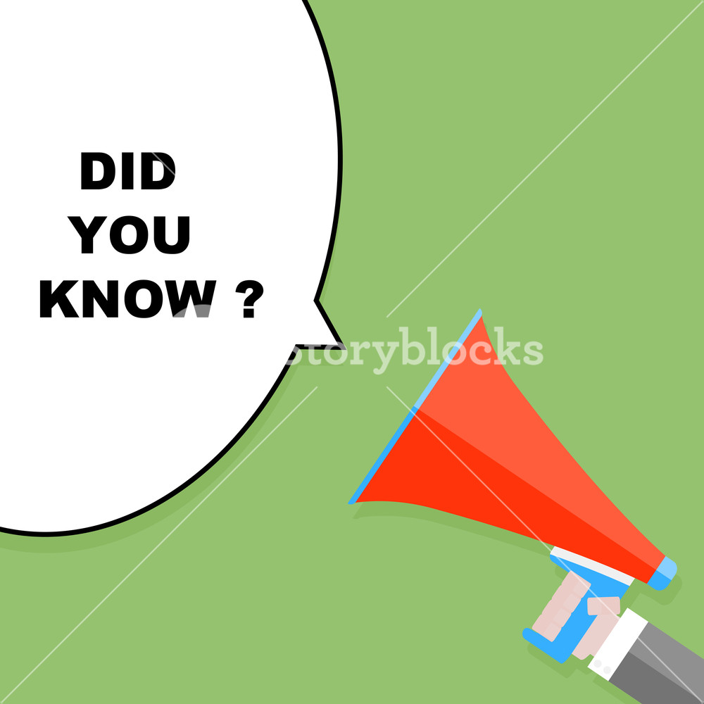 1000x1000 Did You Know Speech Bubble Cartoon Pop Art Announcement Poster