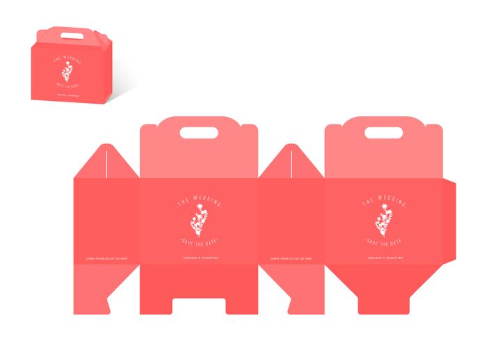 Die Cut Wedding Souvenir Box 700x490 Die Cut Wedding Souvenir Box