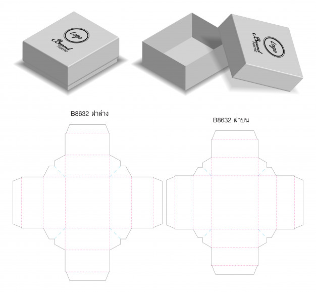 Box Packaging Die Cut Template Design Mock Up Vector Premium 626x578 Box Packaging Die Cut Template Design Mock Up Vector Premium