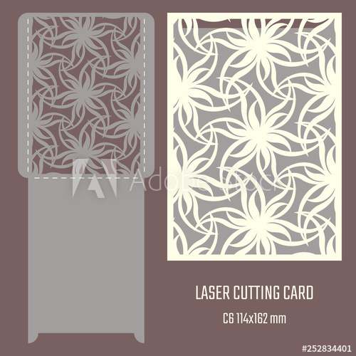 500x500 Diy Laser Cutting Vector Envelope Wedding Die Cut Invitation