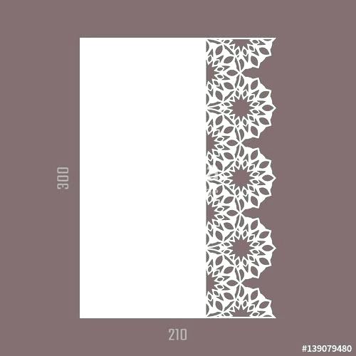 500x500 Die Cut Templates Laser Vector Invitation Free Download Spixx