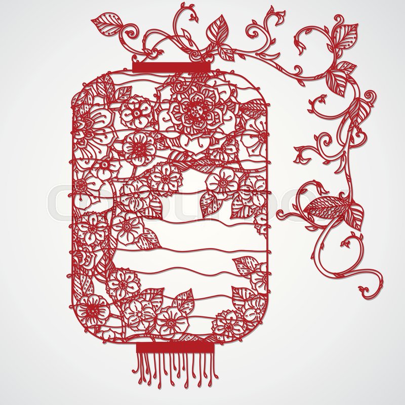 800x800 Die Cut Card Laser Cut Vector Panel Stock Vector Colourbox