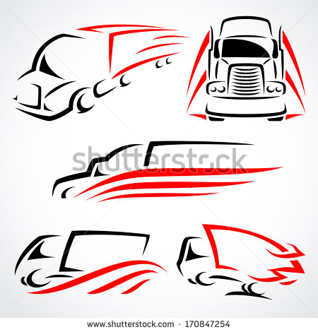 450x470 Moving Truck Vector Images