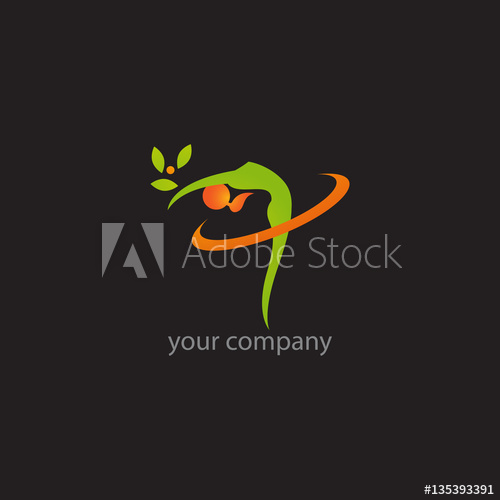 500x500 Fitness Diet Healthy Lifestyle Logo Design Vector Template