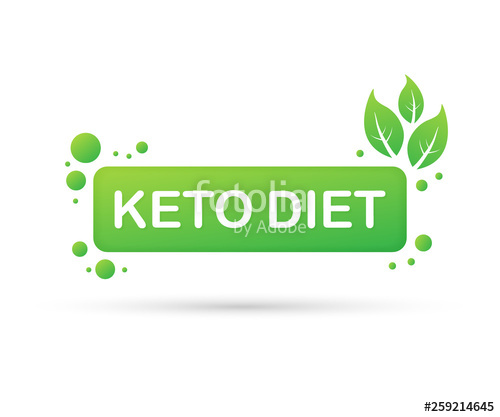 500x417 Ketogenic Diet Logo Sign Keto Diet Vector Illustration Stock