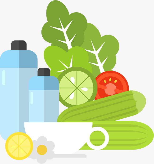 Vector Hand Painted Healthy Diet, Vector 650x693 Vector Hand Painted Healthy Diet, Vector