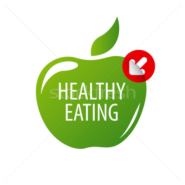 Vector Logo Green Apple For A Healthy Diet Vector Illustration 600x600 Vector Logo Green Apple For A Healthy Diet Vector Illustration