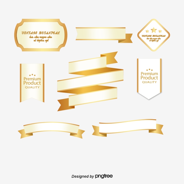 640x640 Gold Decorative Frame Vector Material Free Dig, Golden, Frame