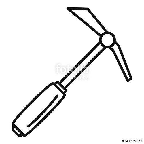500x500 Hand Shovel Dig Icon Outline Hand Shovel Dig Vector Icon For Web