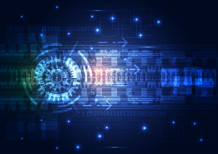 694x490 Digital Technology Circuit Abstract Background Vector Illustration