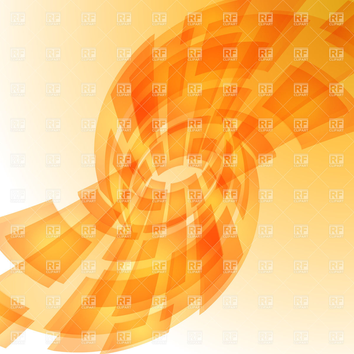 1200x1200 Abstract Fanlike Orange Digital Background Vector Image