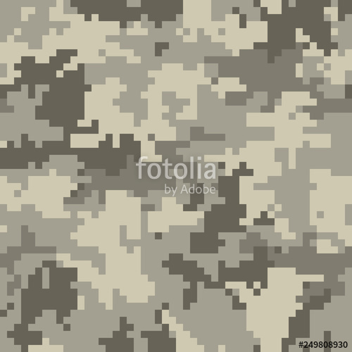 500x500 Digital Camouflage Pattern, Seamless Camo Texture Abstract