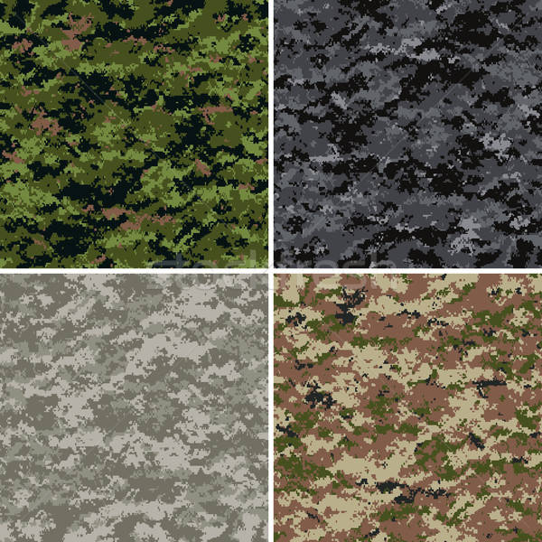 Digital Camouflage Patterns Vector Illustration Marina Putyata 600x600 Digital Camouflage Patterns Vector Illustration Marina Putyata