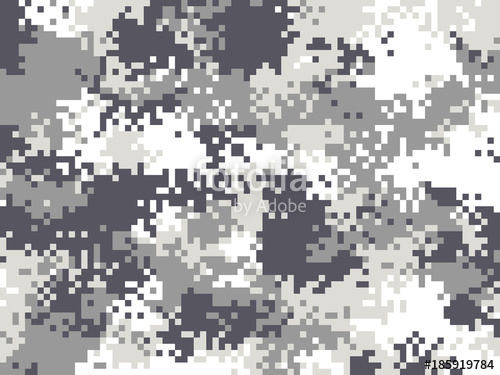 500x375 Digital Pixel Camouflage Pattern Military Texture Background