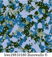 180x195 Ucp Digital Seamless Camo Vector, Art Print Barewalls Posters