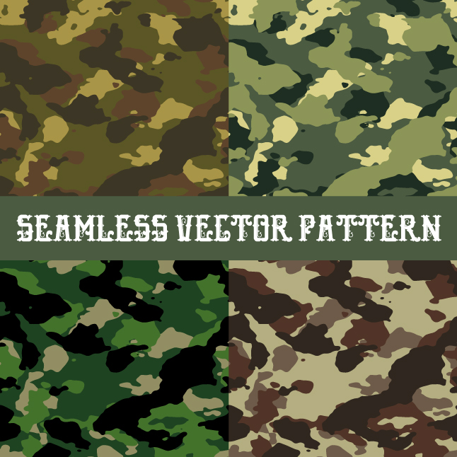 646x646 Camouflage Vector Pattern Vector Art Graphics
