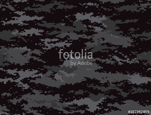 500x382 Digital Pixel Camouflage Black Seamless Pattern Stock Image