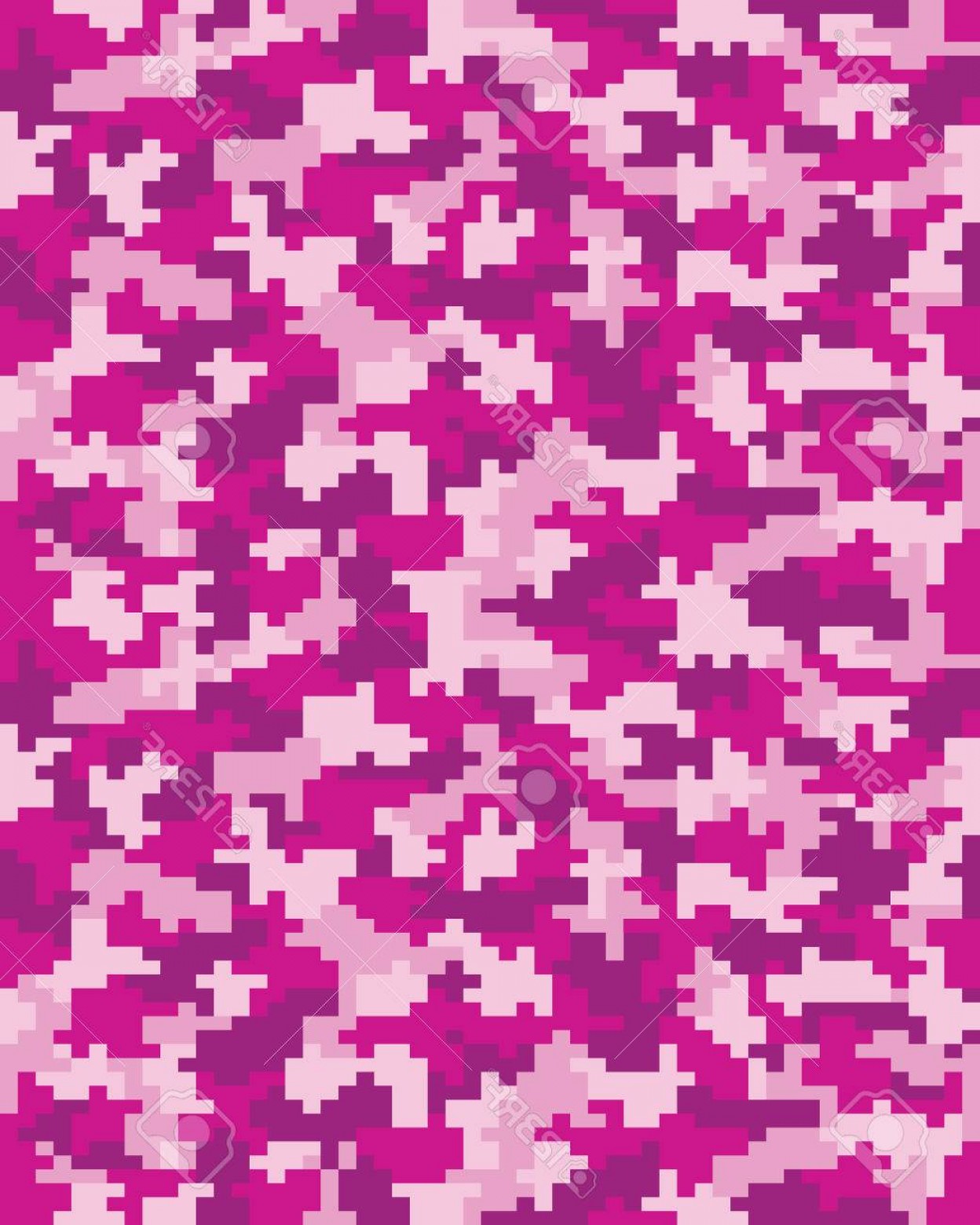 Photostock Vector Seamless Pattern Of Digital Pink Camouflage 1248x1560 Photostock Vector Seamless Pattern Of Digital Pink Camouflage