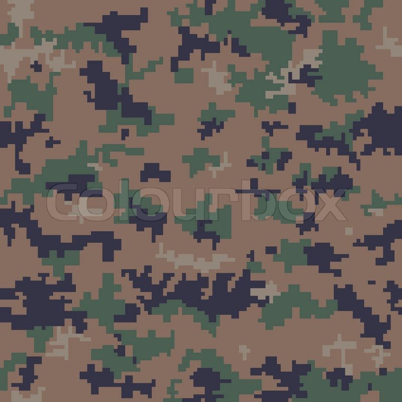 Seamless Digital Camouflage Pattern Stock Vector Colourbox 800x800 Seamless Digital Camouflage Pattern Stock Vector Colourbox