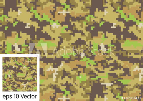 Digital Camouflage Pattern Vector 500x354 Digital Camouflage Pattern Vector
