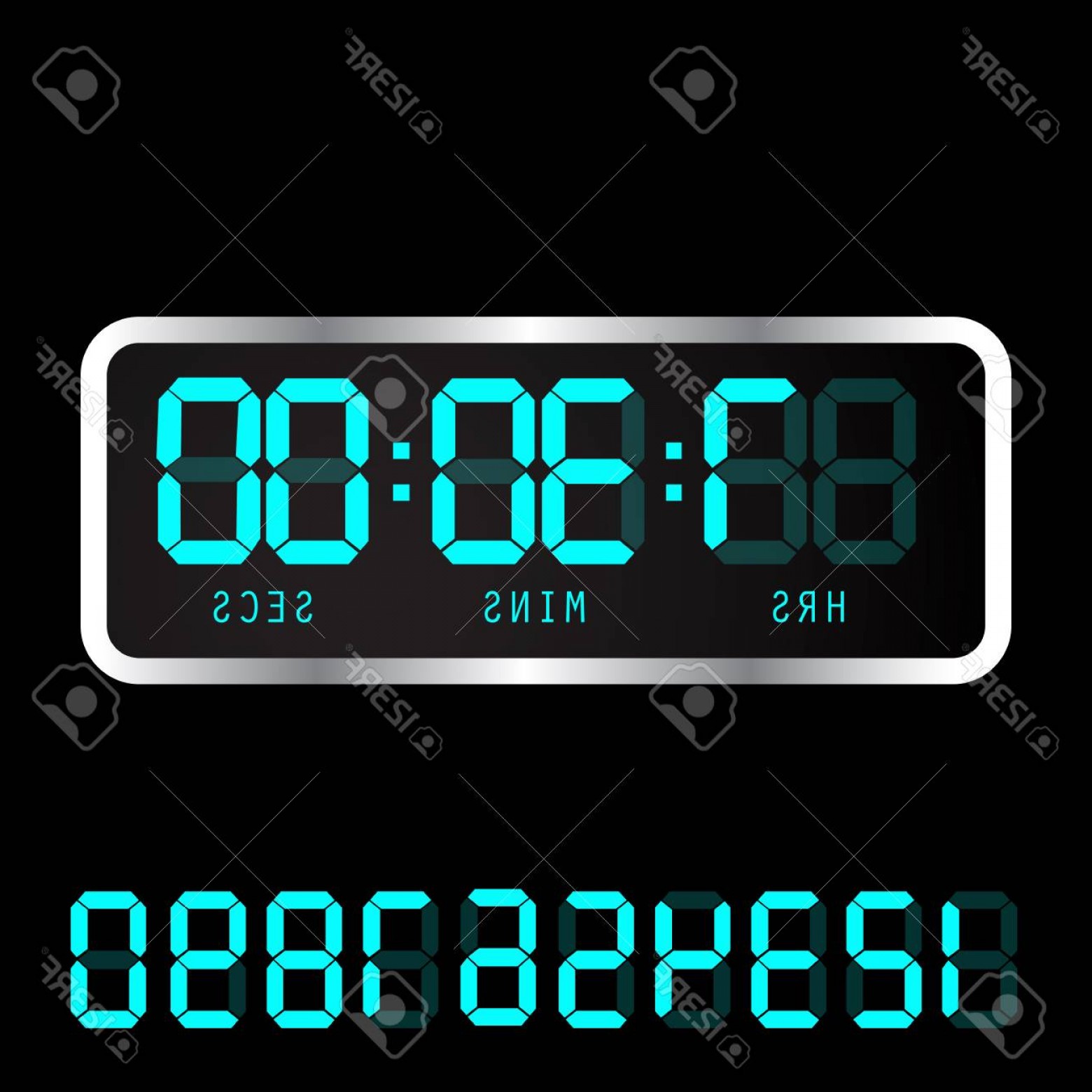 1560x1560 Vector Digital Timer Studiogrfx