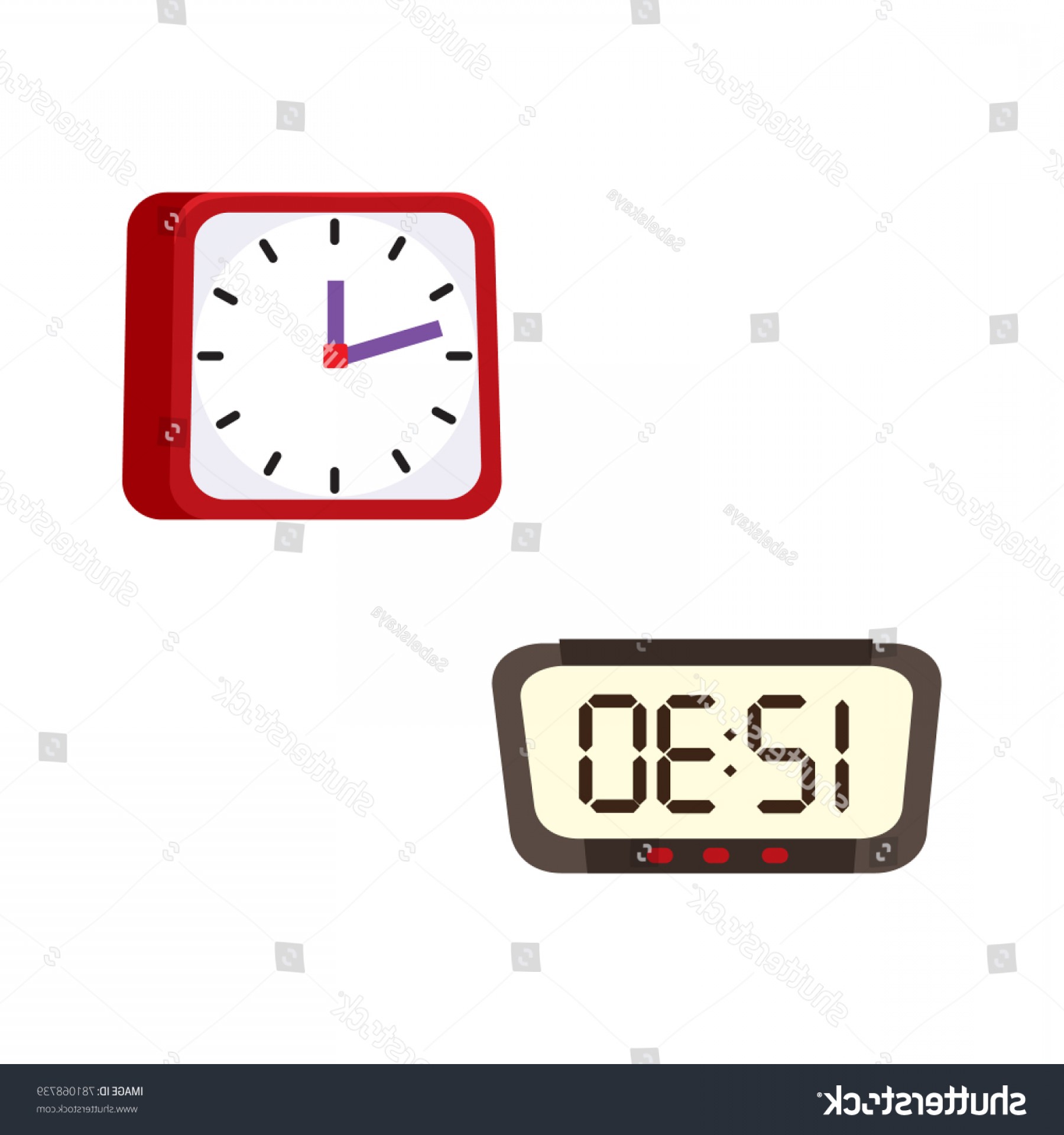 1800x1920 Vector Flat Analog Digital Square Rectangle Hoodamathrun