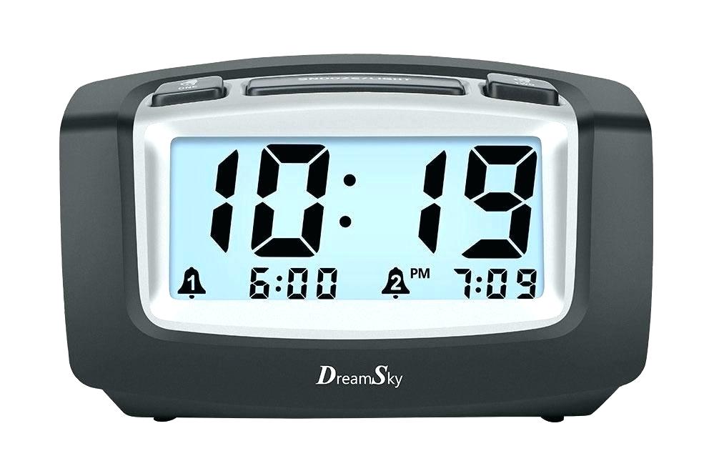 999x666 Digital Alarm Clock Vector