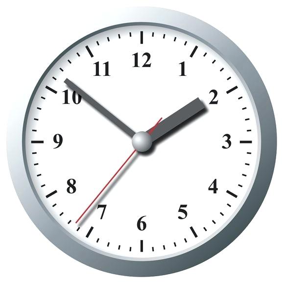 580x580 Digital Clock Wall Mount