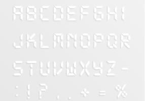 Digital Numbers Free Vector Art 286x200 Digital Numbers Free Vector Art