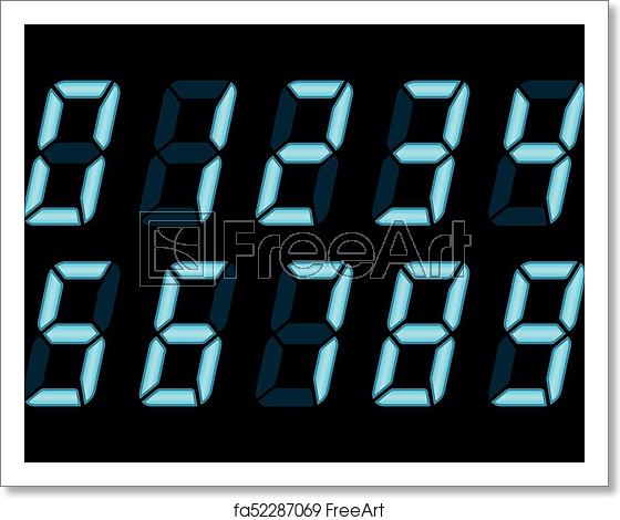 Free Art Print Of Blue Digital Numbers For Lcd Electronic Screen 560x470 Free Art Print Of Blue Digital Numbers For Lcd Electronic Screen