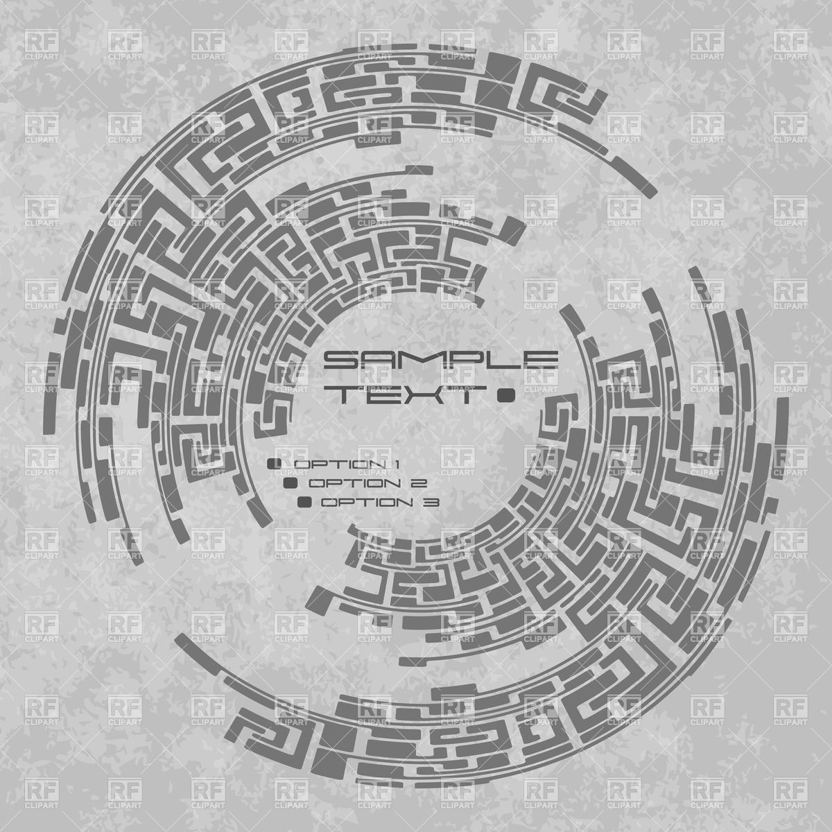 1200x1200 Abstract Digital Labyrinth