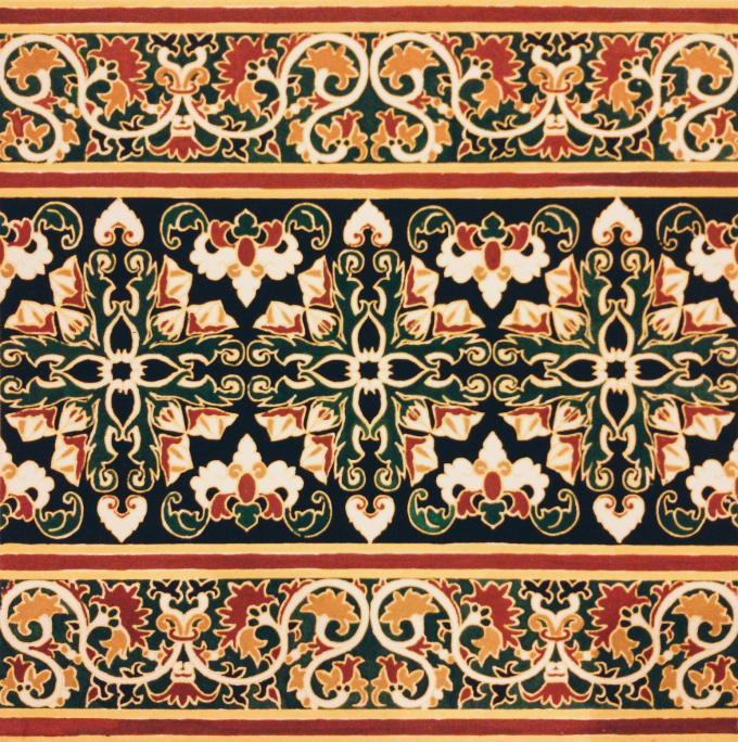 680x684 Illustrate Digital Patterns In Vector Conversion