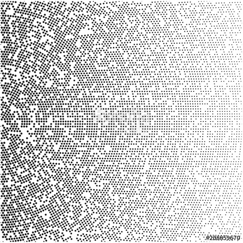499x500 Radial Gradient Halftone, Dots Background Modern Dotted Halftone