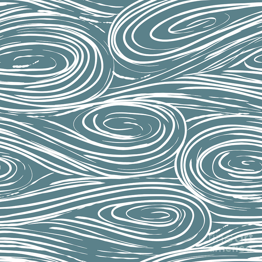 900x900 Vector Seamless Abstract Pattern, Waves Digital Art