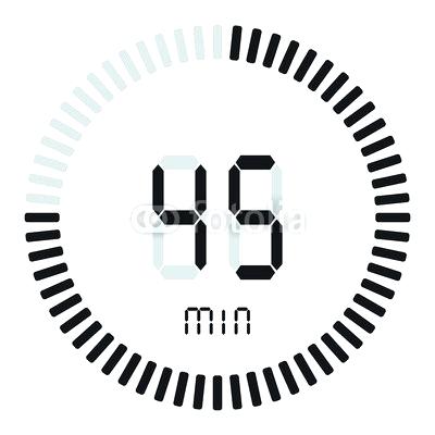 400x400 The Digital Timer Minutes Electronic Stopwatch With A Gradient