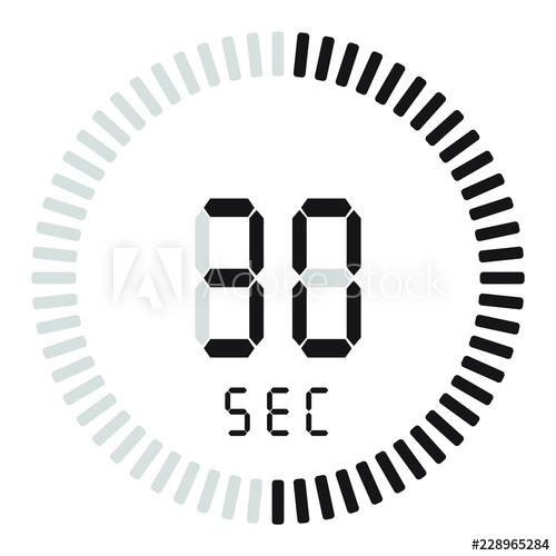 500x500 The Digital Timer Seconds Electronic Stopwatch With A Gradient