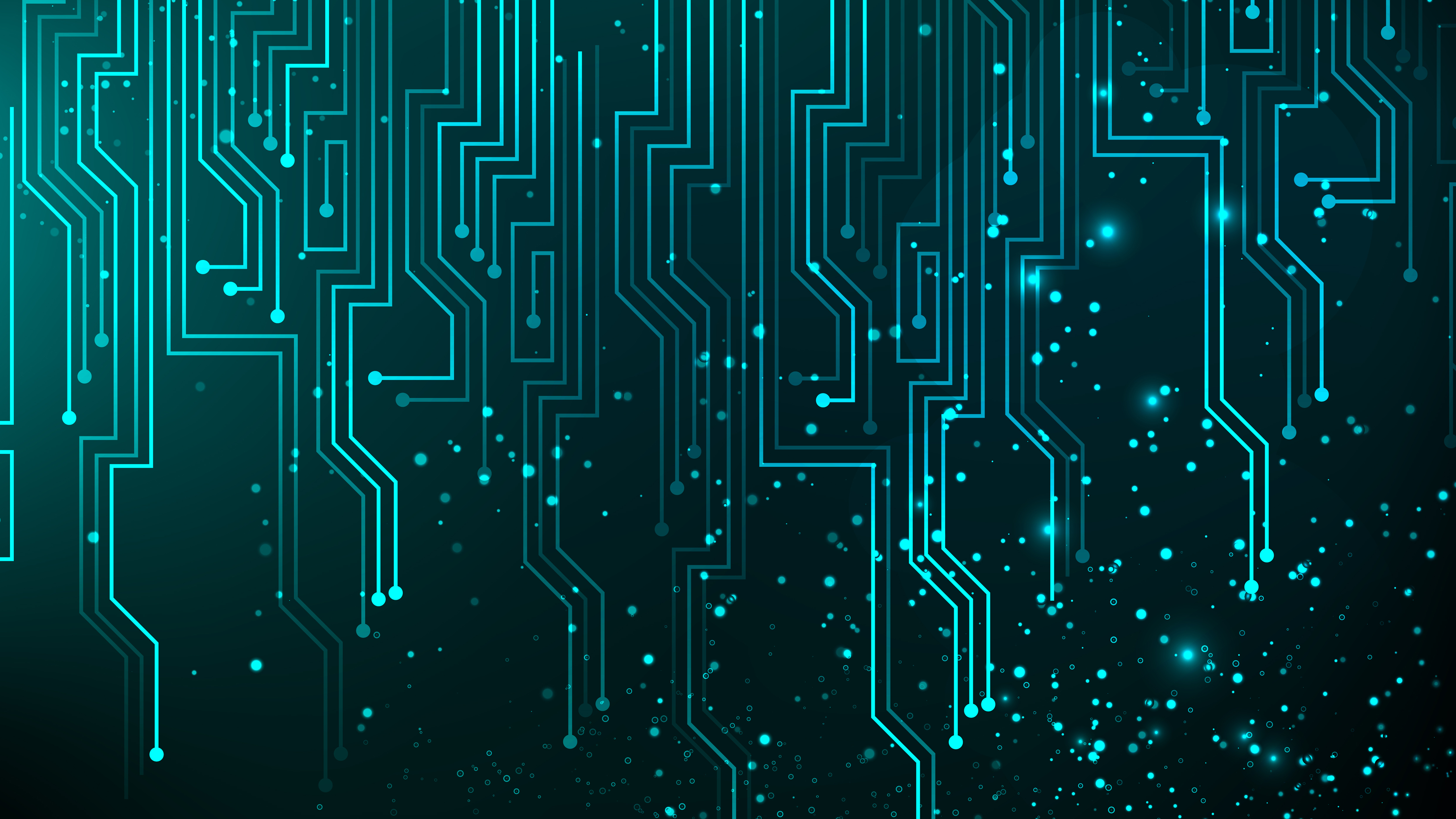 5120x2880 Wallpaper Vector Art, Digital Art, Circuitry