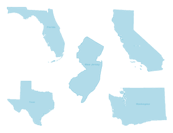 350x270 Digital Vector Maps For Powerpoint